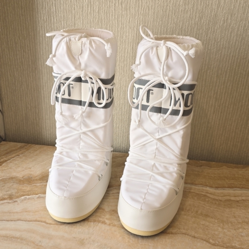 Moon Boot Icon White Snow Boots Moon Boots White Snow Boot Moon Boot White - Picture 7 of 16